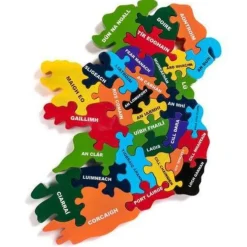Alphabet Jigsaws Mapa na hÉireann