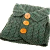 Aran Cardigan Tea Cosy , Connemara Green