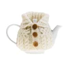 Aran Cardigan Tea Cosy , Natural