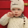 Baby Handknit Sheep Hat , Natural/Oat