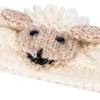 Baby Handknit Sheep Headband , Natural/Oat