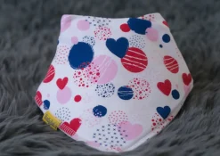 Babyboo Abstract Hearts Bandana Bib