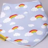 Babyboo Rainbows Bandana Bib