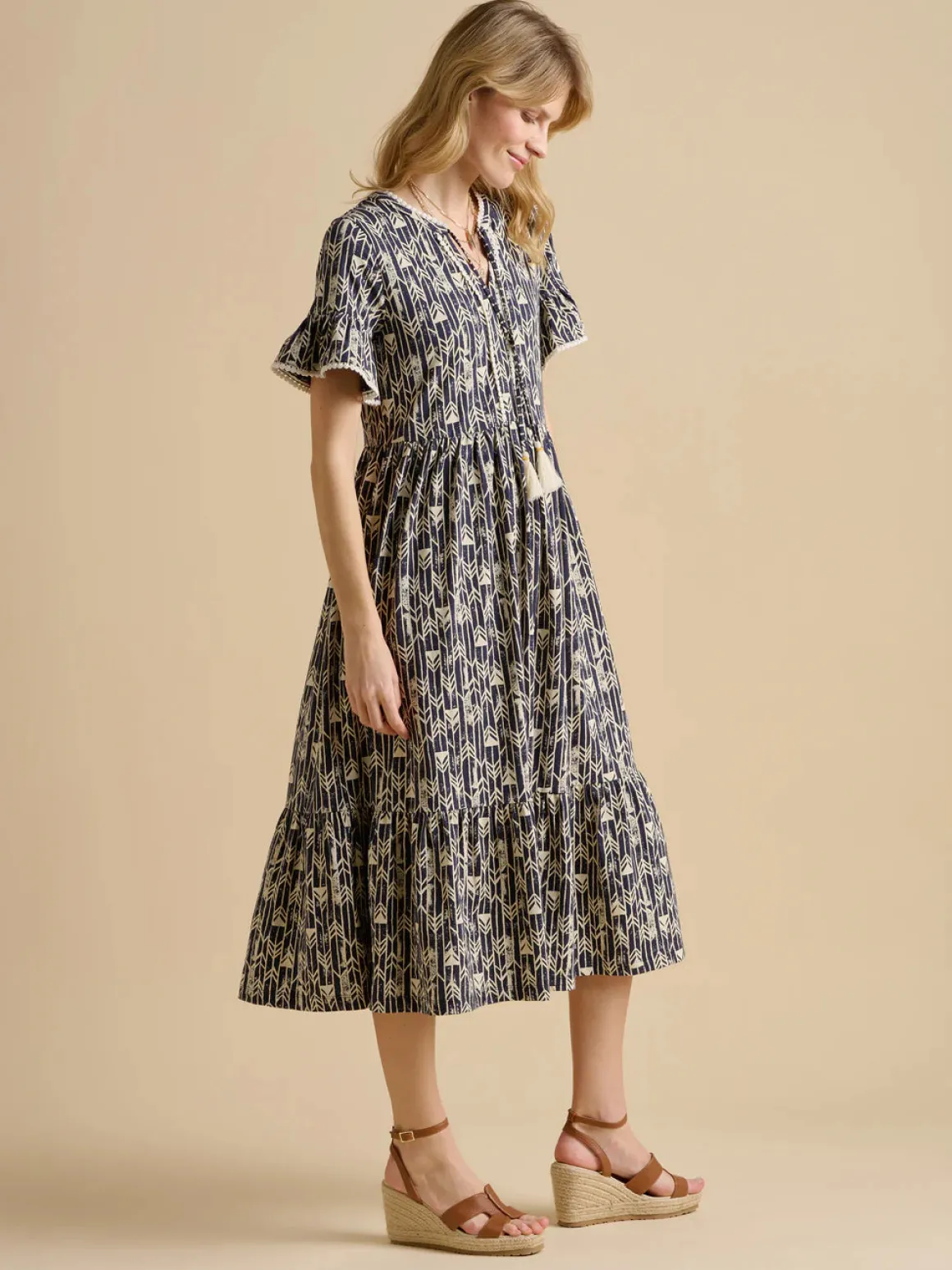Brakeburn Arrows Midi Dress