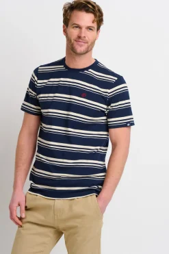 Brakeburn Navy Stripe T-Shirt