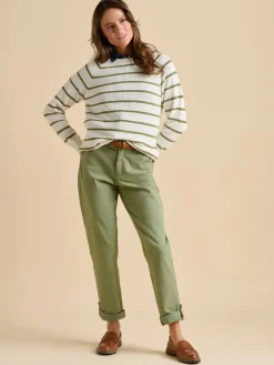 Brakeburn Stripe Crew Neck Knitted Jumper