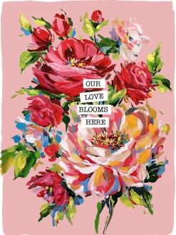 Caroline Duffy Designs Our Love Blooms Here Print