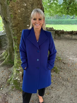 Christina Felix Wool Coat - Royal Blue
