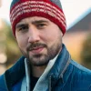 Erin Knitwear Rib Pullon Hat , Charcoal Red