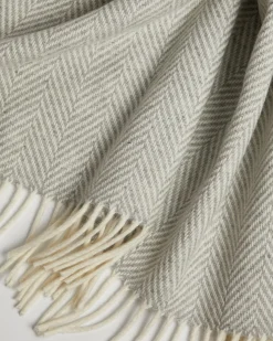 Foxford Clare Island Cashmere and Lambswool Throw
