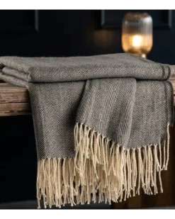 Galway Crystal Herringbone Throw