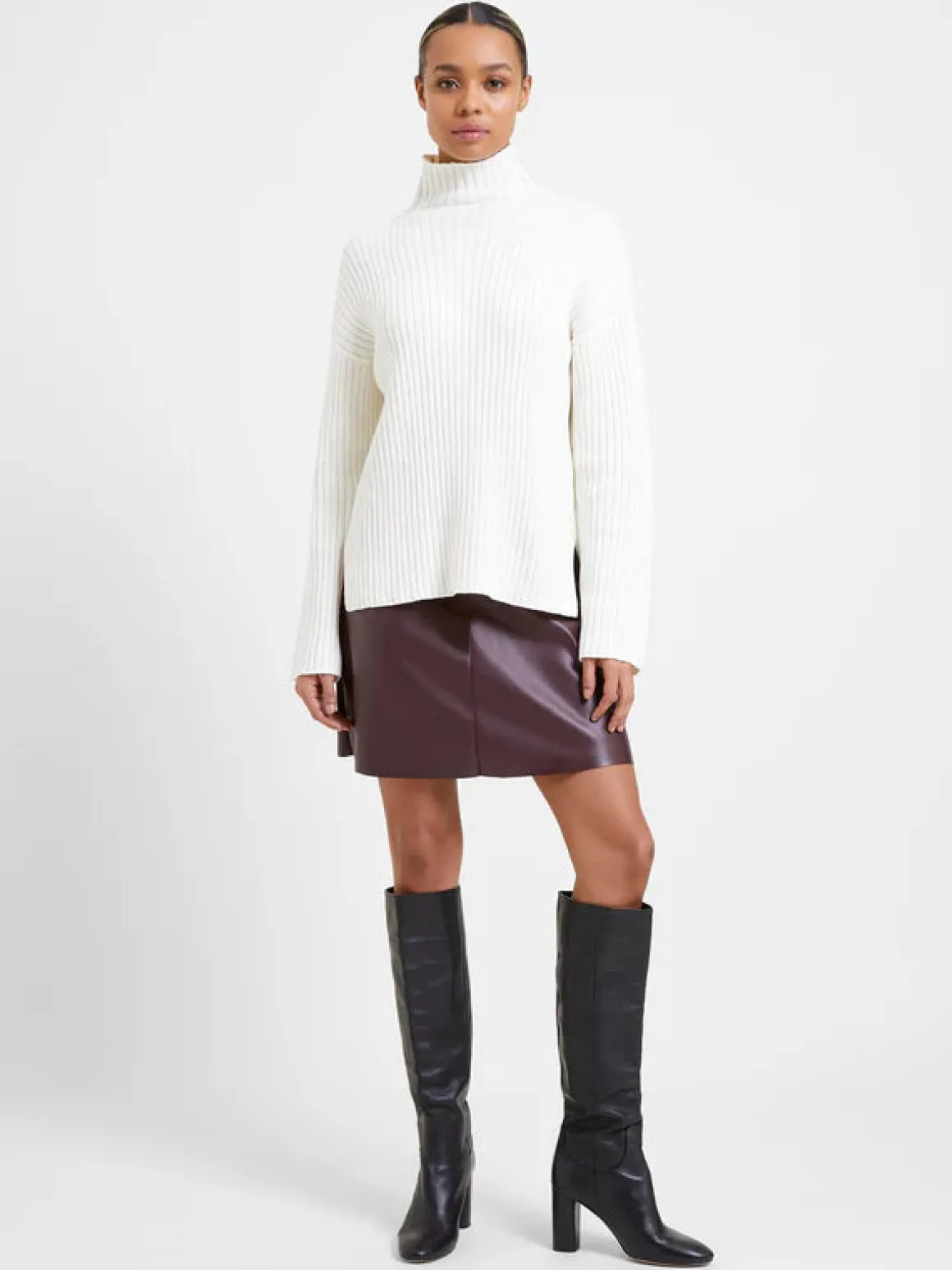 Great Plains Winter Knit Mock Neck Jumper