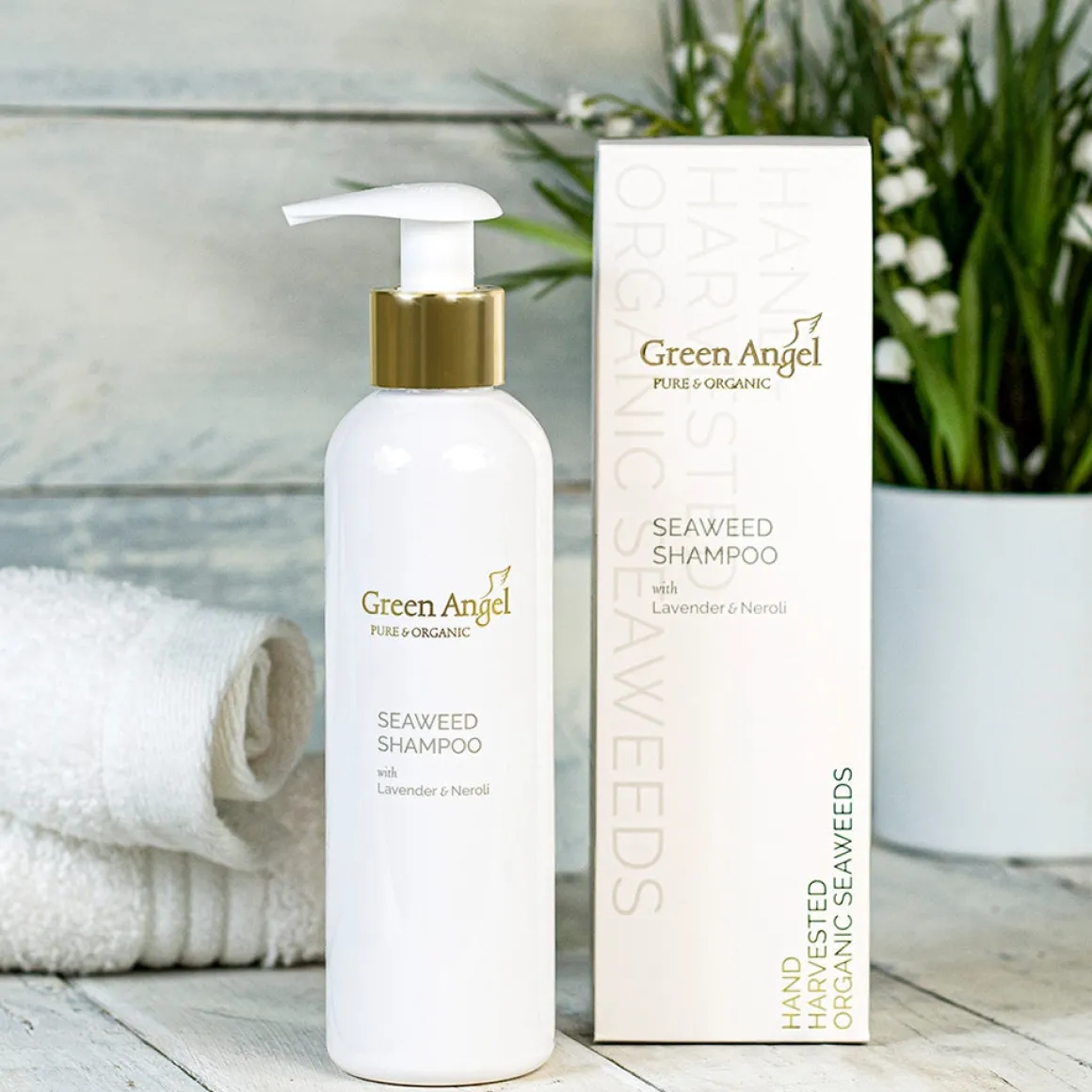Green Angel , Seaweed Shampoo with Lavender & Neroli