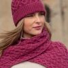 Hearts Hat , Magenta