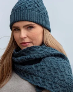 Hearts Hat , Teal