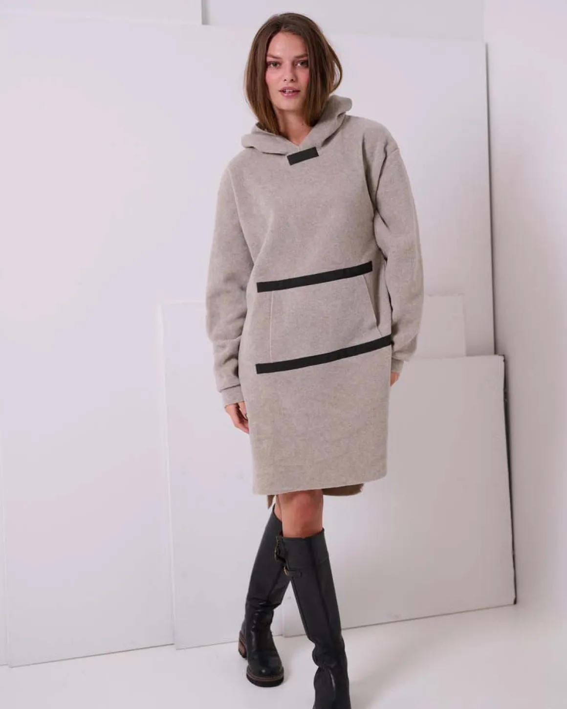 Henriette Steffensen | Hooded Tunic -Sand
