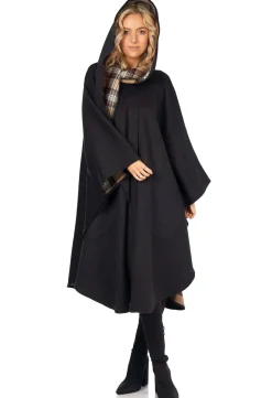 Jimmy Hourihan Cape in Double-Face Cloth with Convertible Hood