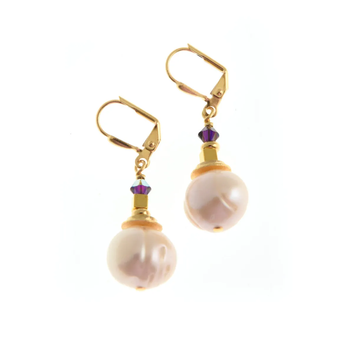 K Kajoux Corcra Pearl Earrings