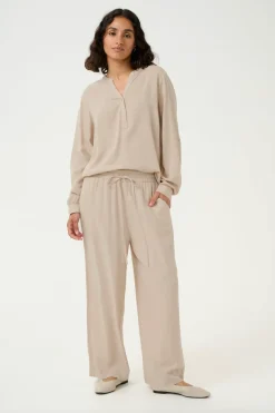 Kaffe KAmilia Cropped Linen Pants