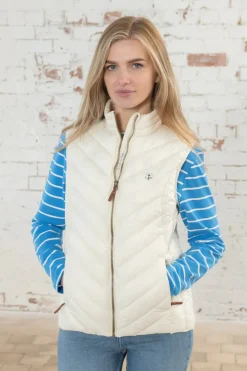 Lighthouse Laurel Padded Gilet , Coconut