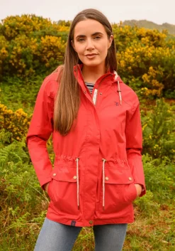 Lighthouse Shoreline Waterproof Jacket , Poppy