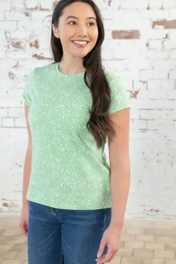 Lighthouse Short Sleeve Top , Soft Green