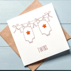 Little Paper Mill Twins Card