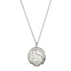 Loinnir Jewellery 3 Pence Coin Necklace , Silver