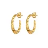Loinnir Jewellery Torc Hoop Earrings