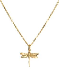 Mary-K Gold Dragonfly Necklace