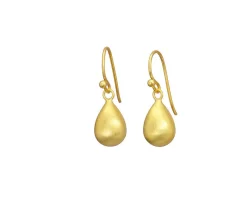 Mary-K Gold Pear Drop Earrings