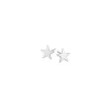 Mary-K Silver Star Stud Earrings