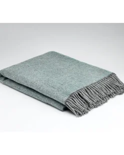 McNutt of Donegal Cosy Throw , Aqua