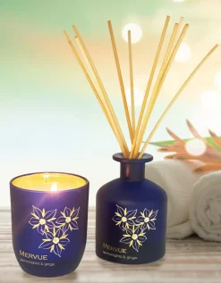 Mervue Organic Skincare Lemongrass and Ginger Candle