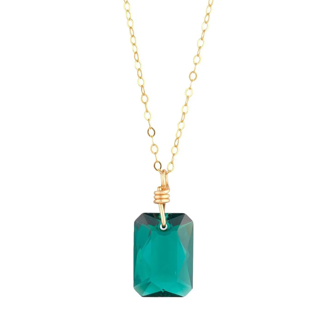 MoMuse Emerald Crystal Pendant