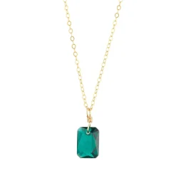 MoMuse Emerald Crystal Pendant