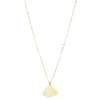 MoMuse Gold Filled Fan Pendant