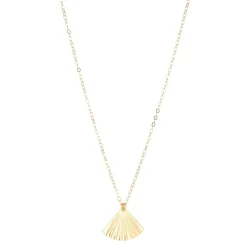 MoMuse Gold Filled Fan Pendant