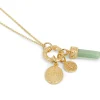 Newbridge Silverware | Amy Huberman Pendant With Green Aventurine Charm