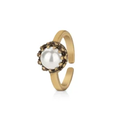 Newbridge Silverware | Ring with Pearl Setting