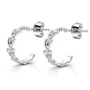Newbridge Silverware Buttercup Floral Hoop Earrings