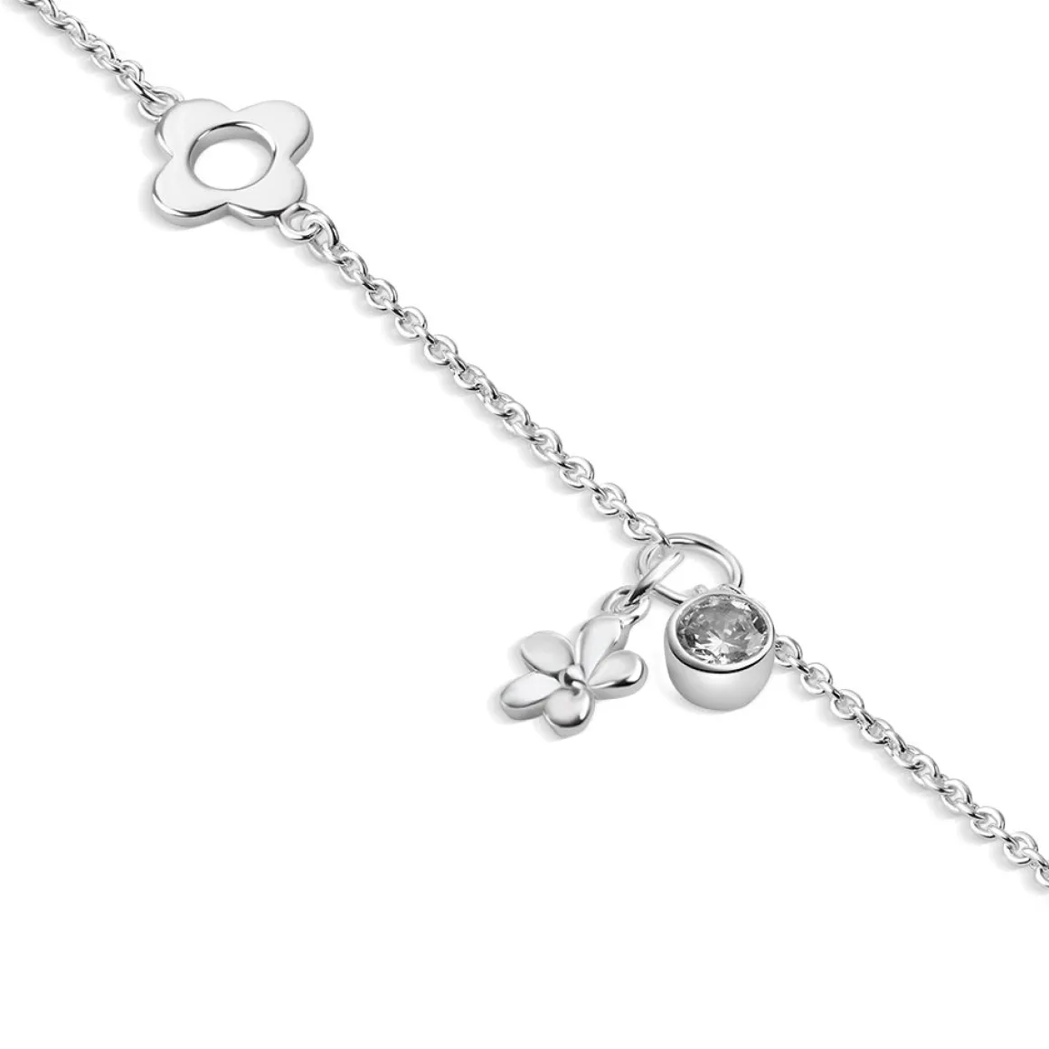 Newbridge Silverware Children's Flower Bracelet