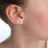 Newbridge Silverware Clear Stud Earrings
