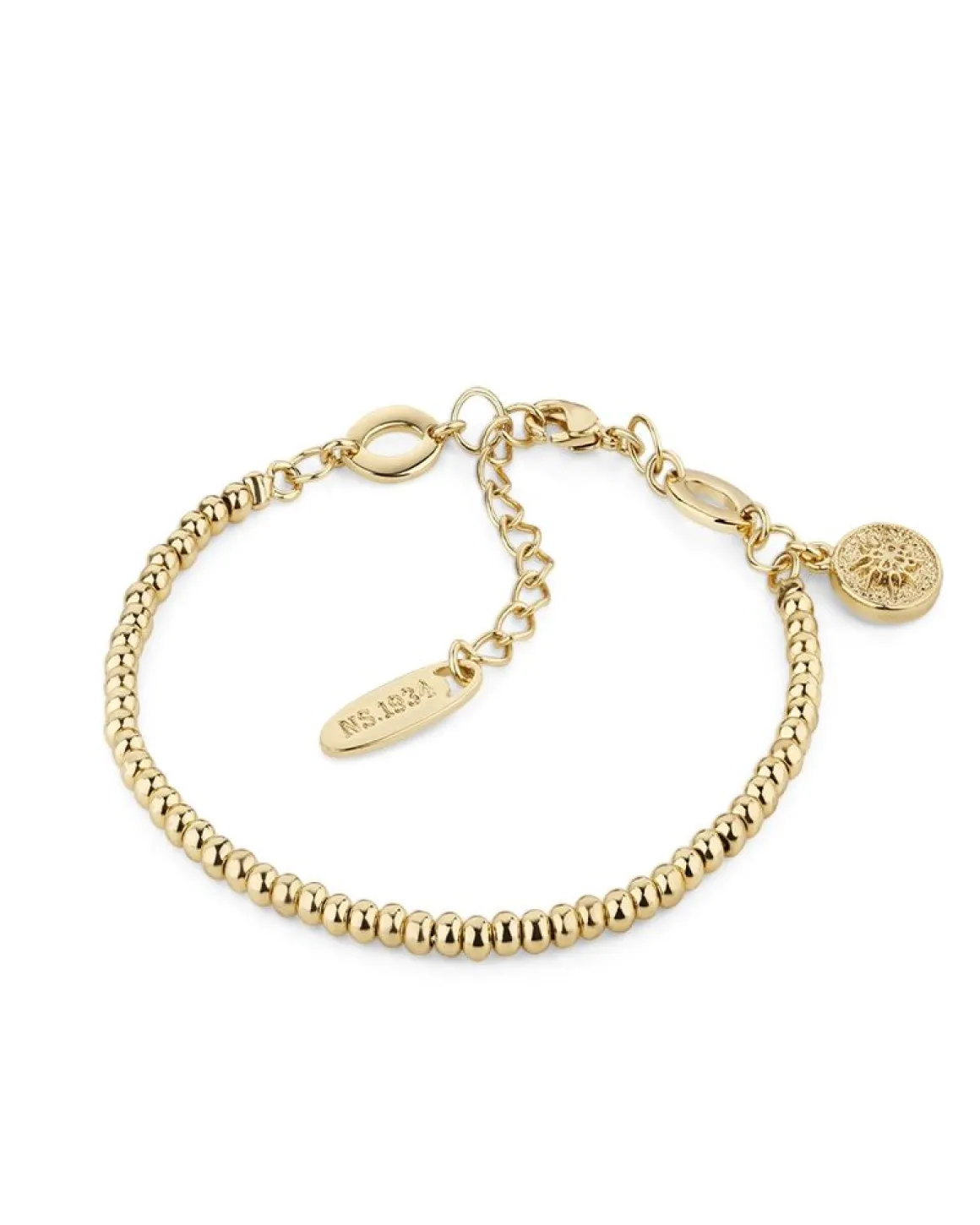 Newbridge Silverware Gold Beaded Bracelet
