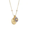 Newbridge Silverware Gold Plated Pendant with Lapis Lazuli Charm