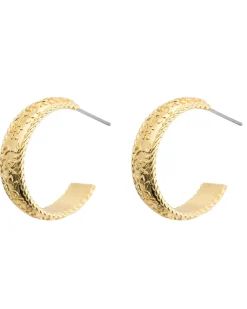 Newbridge Silverware Gold Plated Hoop Earrings