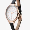 Newbridge Silverware Ladies Watch Round Face Black