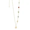 Newbridge Silverware Necklace with Multi Coloured Stones