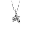 Newbridge Silverware Pendant with Clear Stones