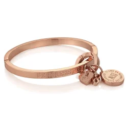 Newbridge Silverware Rose Gold Plated 'Be Irresistible' Bangle